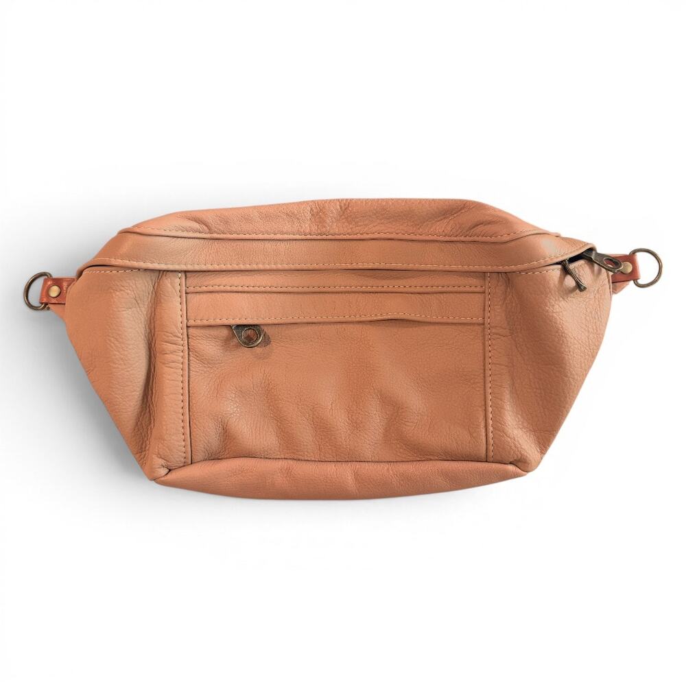 Parker Thatch Cross Your Heart Sling - Leather Butterscotch NWOT